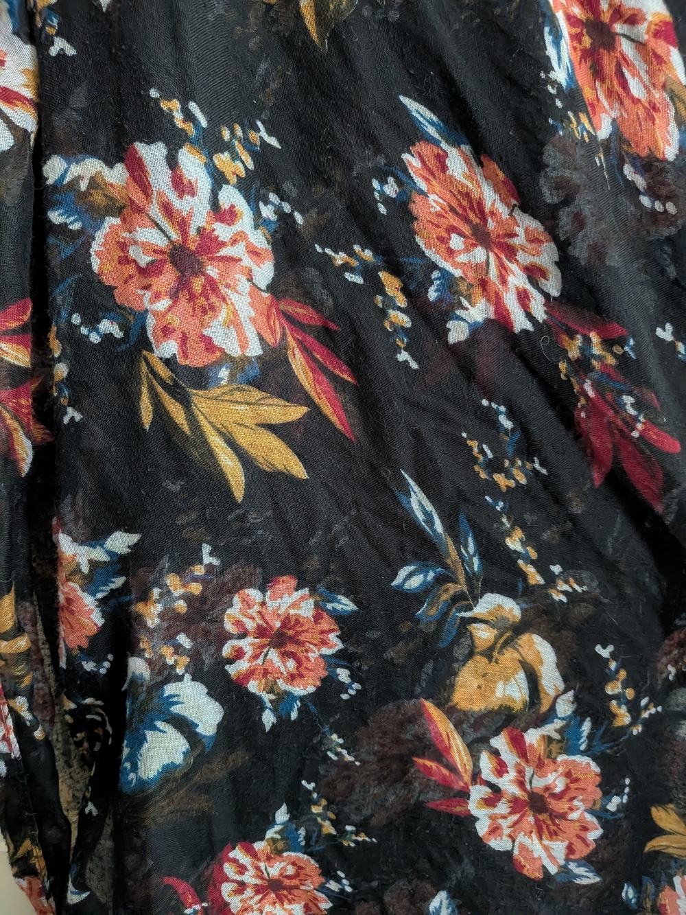 4/$45 - Floral Scarf Lightweight Wrap